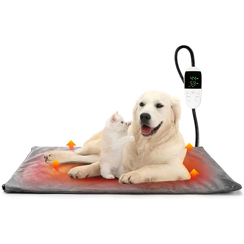 Dog Heating Pad – Heated Pad for Dogs & Outdoor Heated Dog Bed by AdobtMyPet