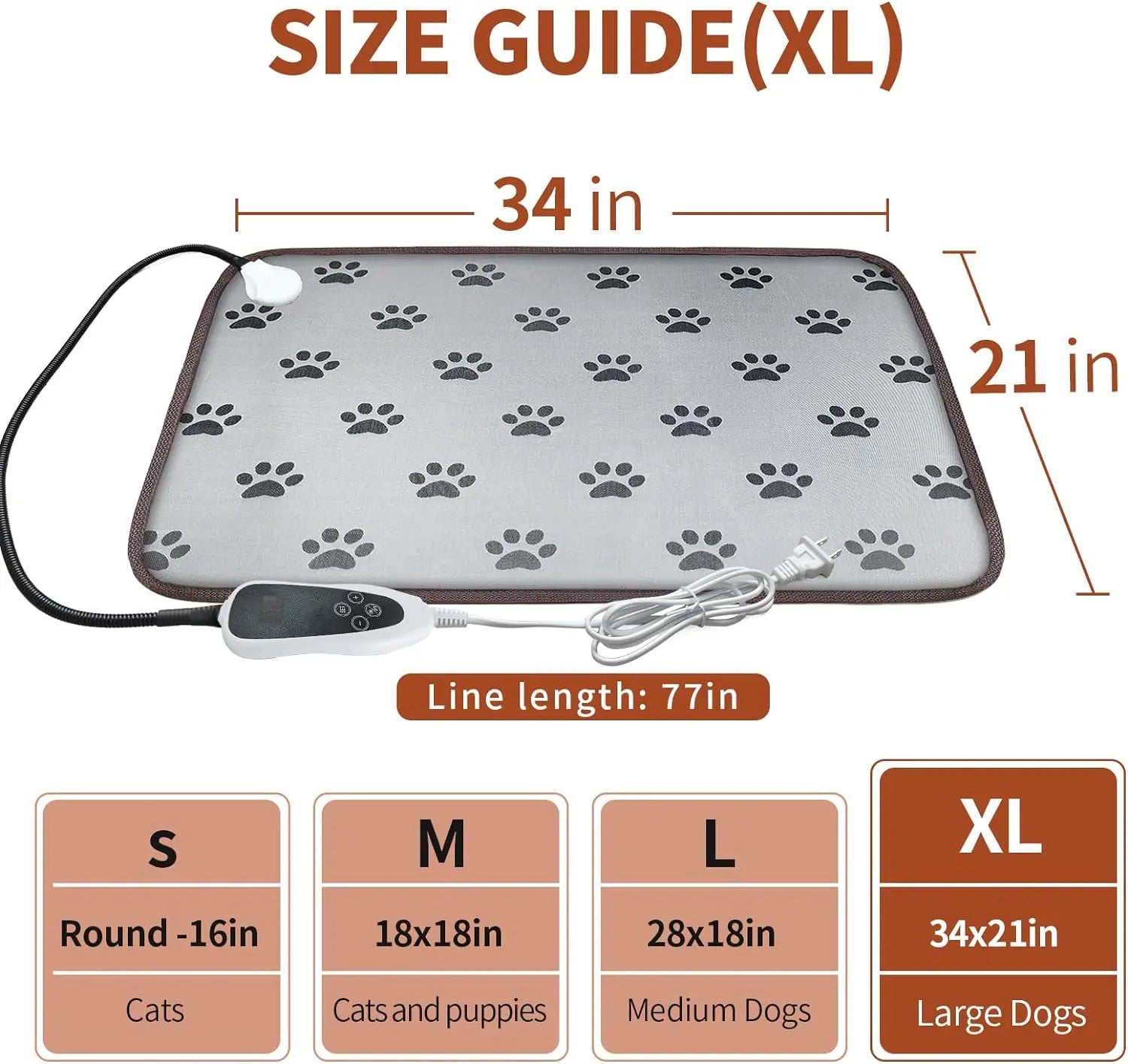 Dog Heating Pad – Waterproof Heated Pad for Dogs & Outdoor Heating Mat