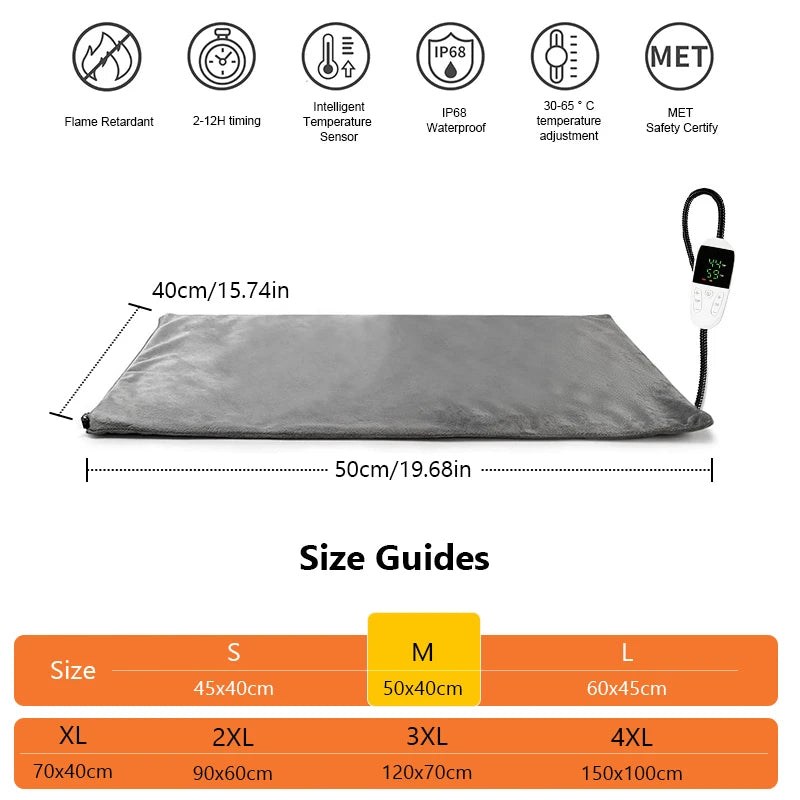 Dog Heating Pad – Heated Pad for Dogs & Outdoor Heated Dog Bed by AdobtMyPet