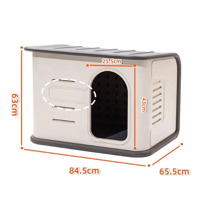 Heated Dog House – Outdoor & Indoor Dog House With Heater by AdobtMyPet