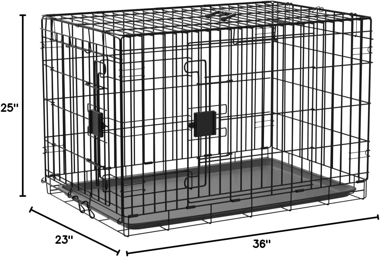 Durable, Foldable Metal Wire Dog Crate