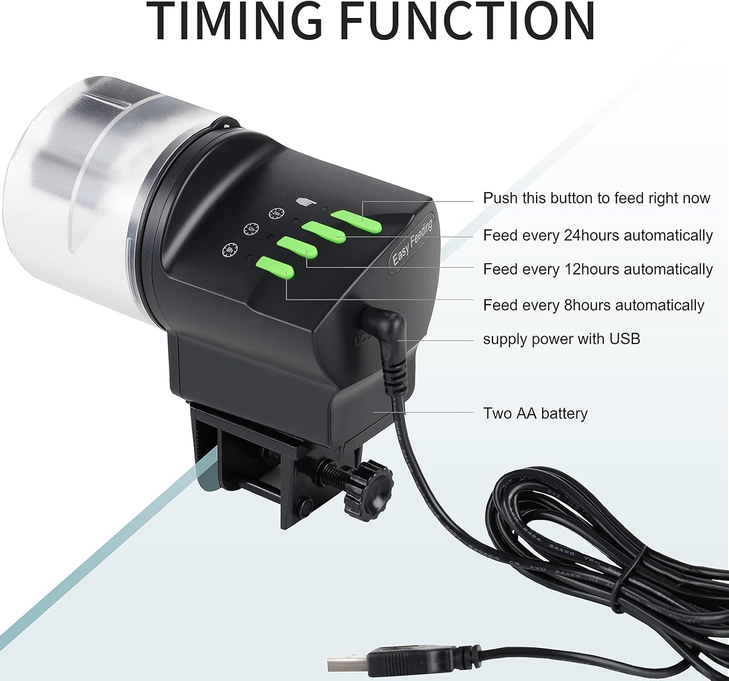 Fish Feeder Food Dispenser