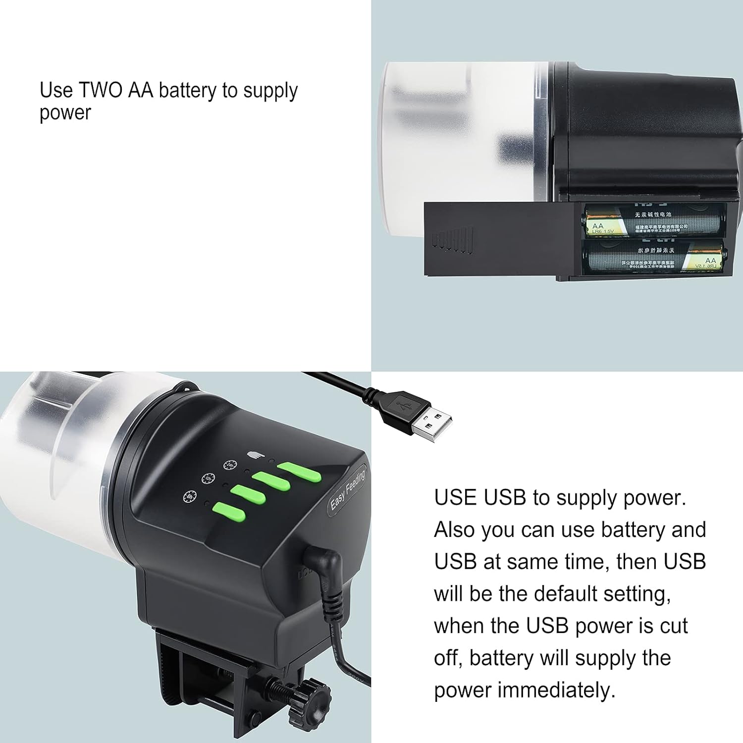 Fish Feeder Food Dispenser