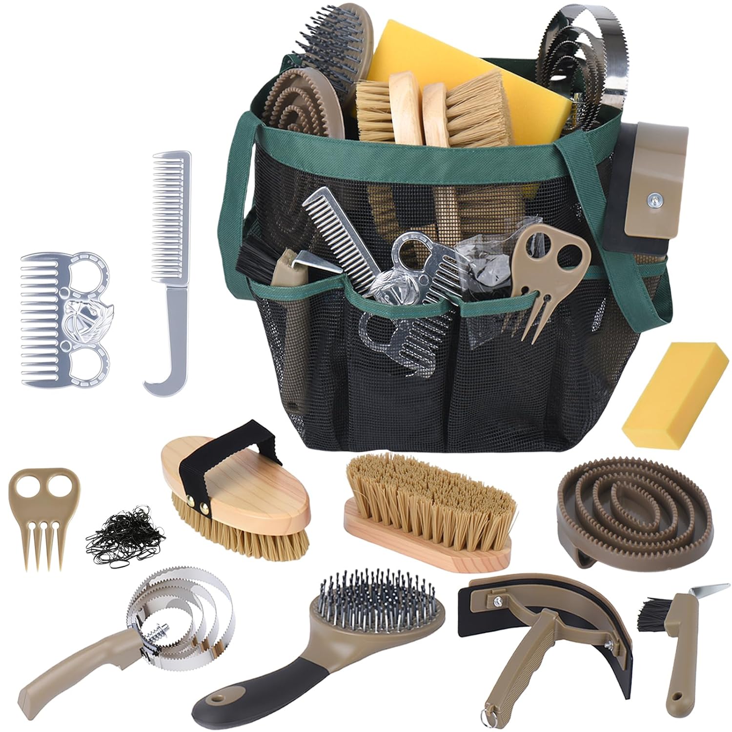 Horse Grooming Kit (13-Piece)