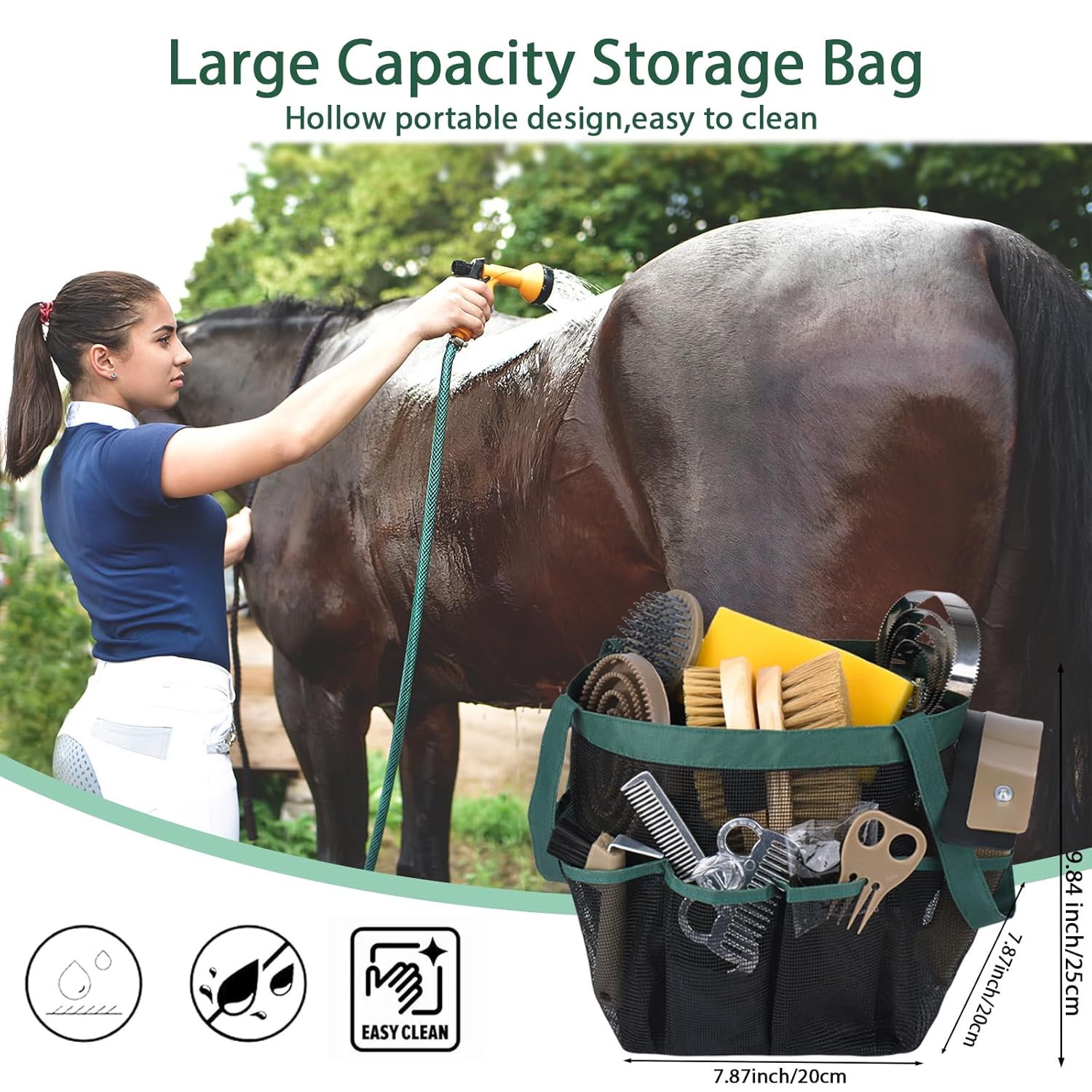 Horse Grooming Kit (13-Piece)