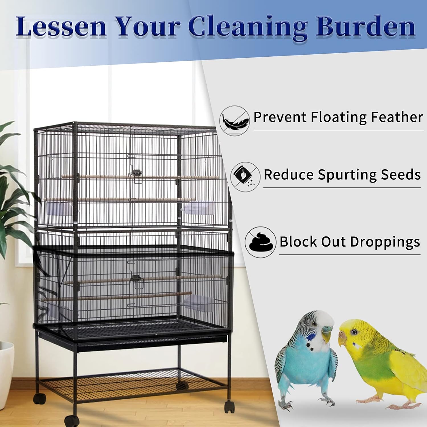 Large Bird Cage Cover