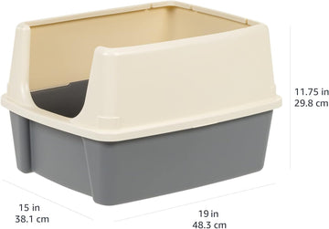 Large Cat Litter Box with High Sides