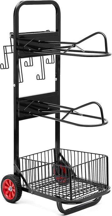 Rolling Saddle Cart with Wheels