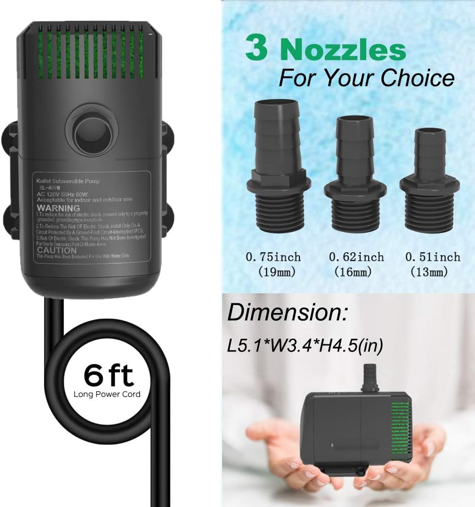 Submersible Pump 880GPH