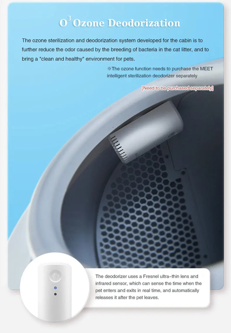 Adobtmypet Automatic WIFI self cleaning Smart Cat Litter Box