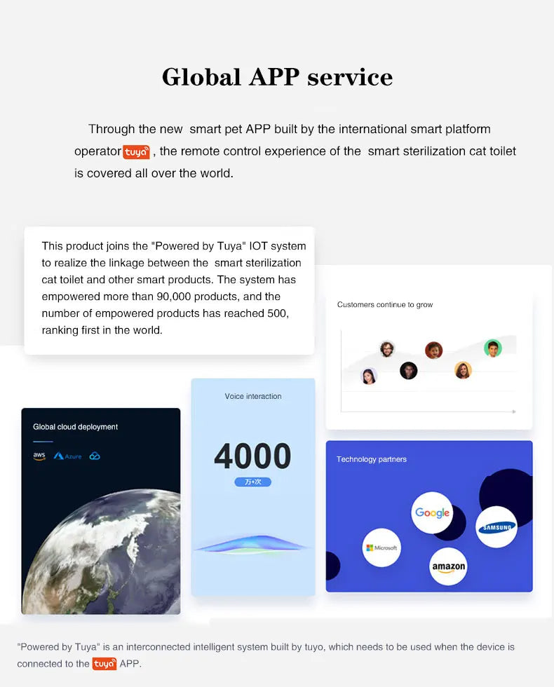 Adobtmypet Automatic WIFI self cleaning Smart Cat Litter Box